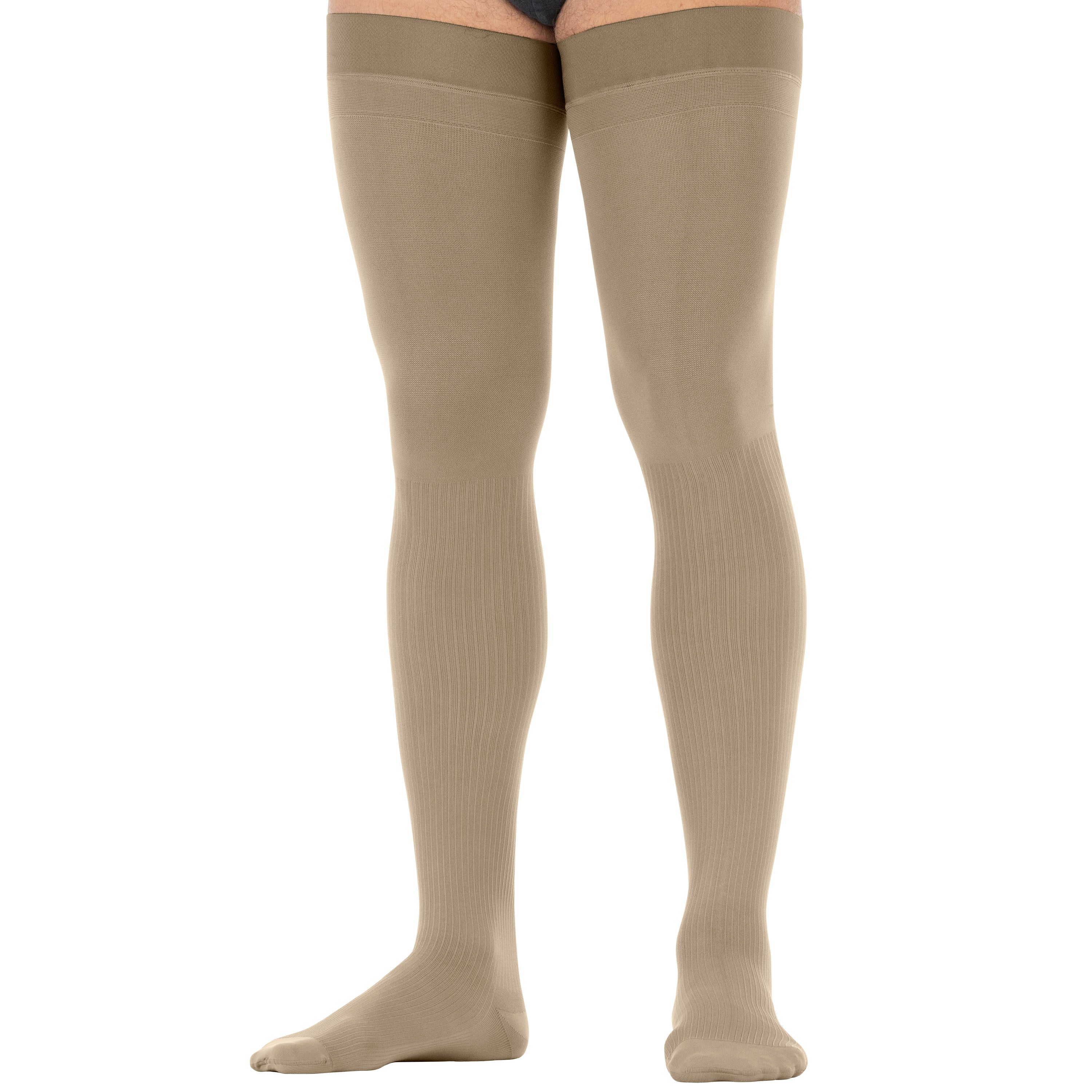 JOBST® forMen Thigh High w/ Micro Dotted Band 20-30 mmHg - Image 4