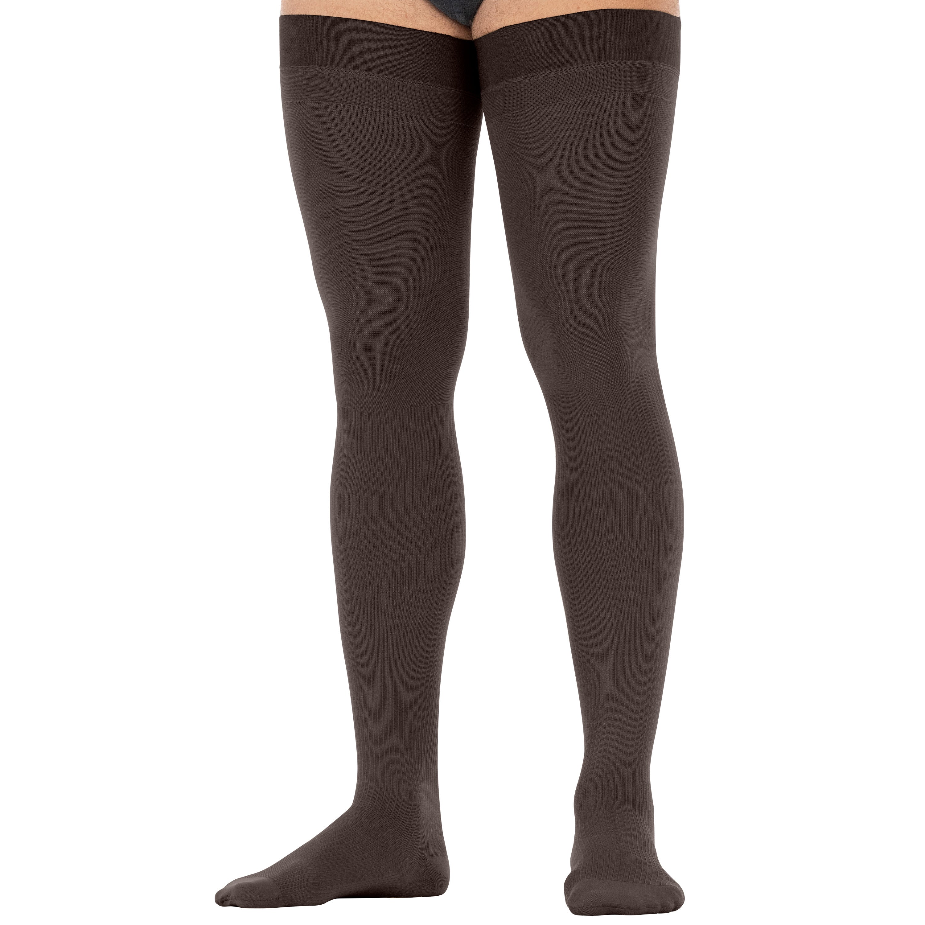 JOBST® forMen Thigh High w/ Micro Dotted Band 30-40 mmHg - Image 3