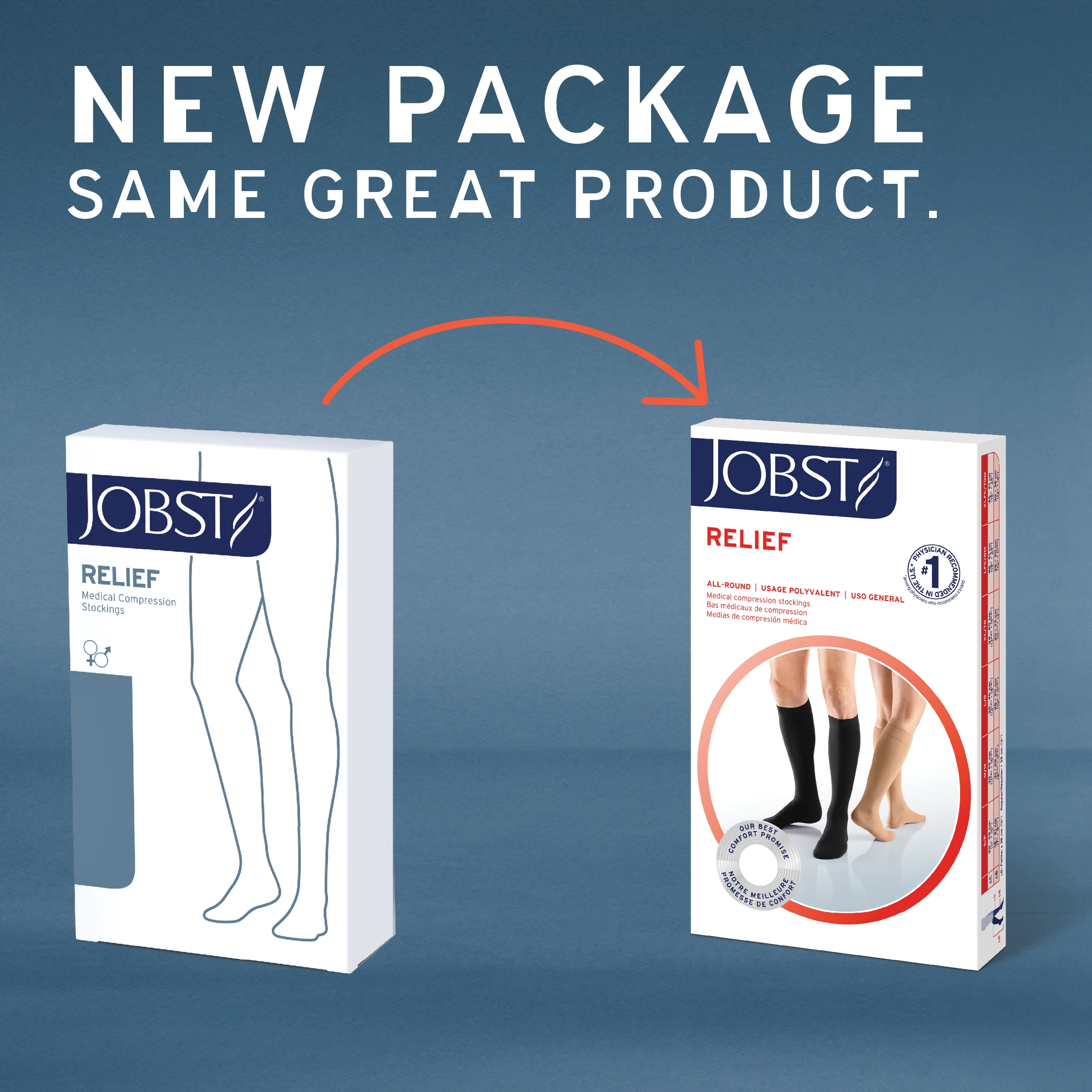 JOBST® Relief Thigh High 15-20 mmHg w/ Silicone Top Band - Image 4