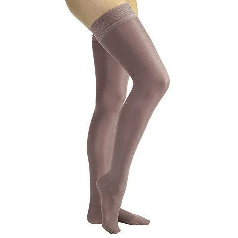JOBST® UltraSheer Women's Thigh High 20-30 mmHg w/ Lace Silicone Top Band - Image 5